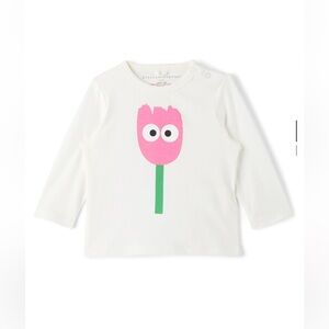 Stella McCartney Kids baby tulip long sleeve tshirt - size 3 months